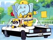 幼児向き交通教育　がんばれ！子象の交通安全パトロール隊